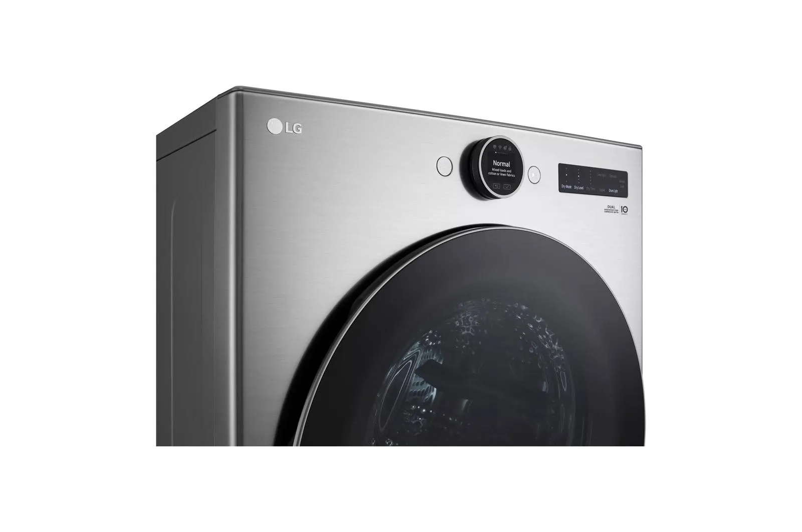 Lg DLHC5502V 7.8 Cu. Ft. Mega Capacity Smart Front Load Dryer With Dual Inverter Heatpump&#8482; Technology And Inverter Direct Drive Motor System