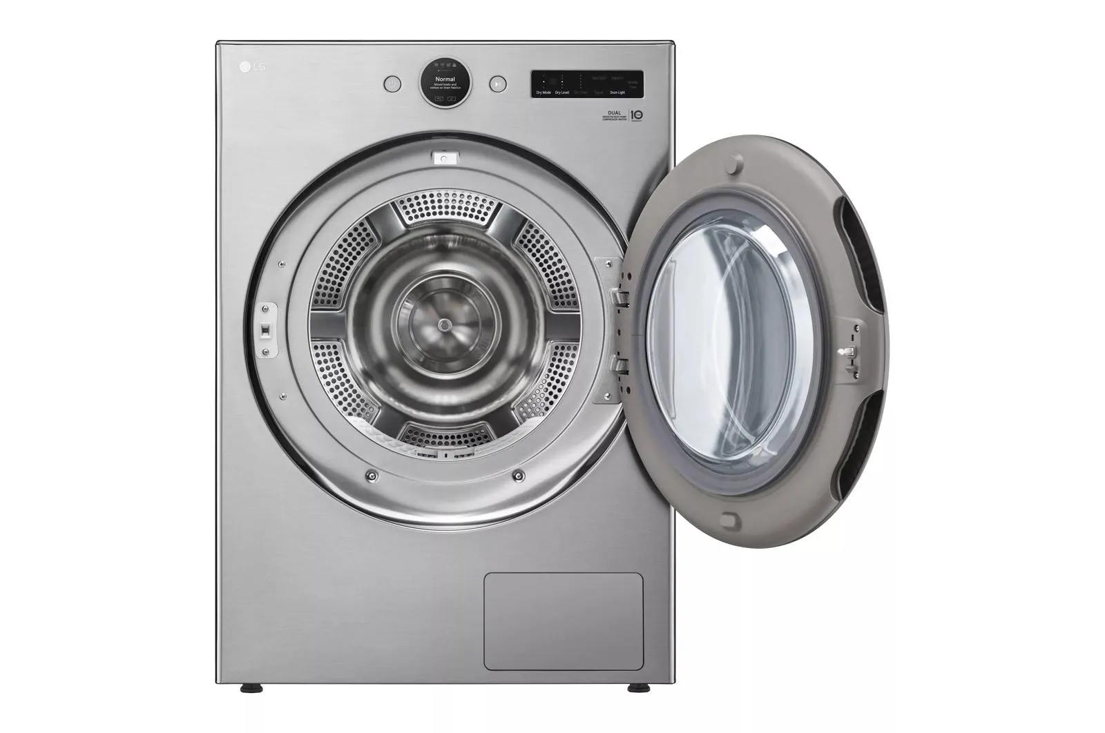 Lg DLHC5502V 7.8 Cu. Ft. Mega Capacity Smart Front Load Dryer With Dual Inverter Heatpump&#8482; Technology And Inverter Direct Drive Motor System