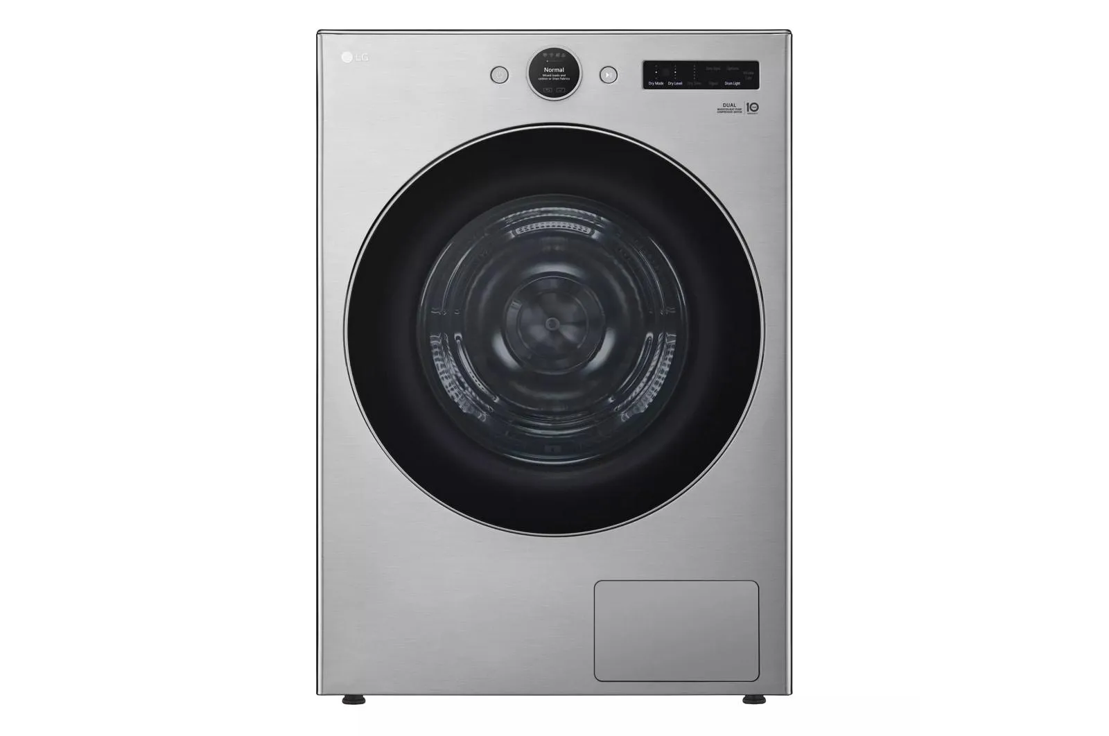 Lg DLHC5502V 7.8 Cu. Ft. Mega Capacity Smart Front Load Dryer With Dual Inverter Heatpump&#8482; Technology And Inverter Direct Drive Motor System