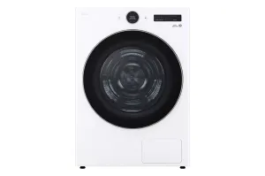 Lg DLHC5502W 7.8 Cu. Ft. Mega Capacity Smart Front Load Dryer With Dual Inverter Heatpump&#8482; Technology And Inverter Direct Drive Motor System