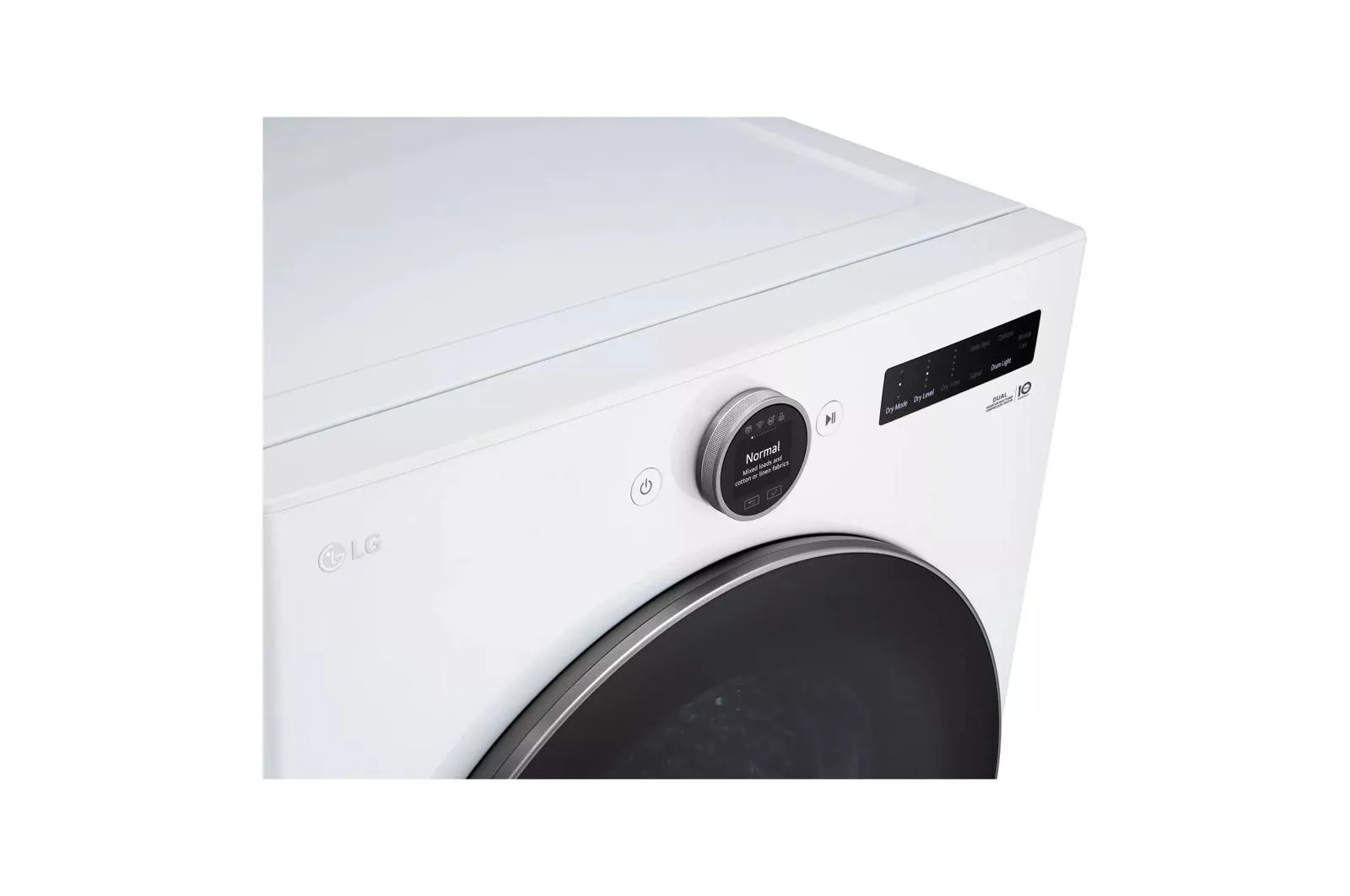 Lg DLHC5502W 7.8 Cu. Ft. Mega Capacity Smart Front Load Dryer With Dual Inverter Heatpump&#8482; Technology And Inverter Direct Drive Motor System