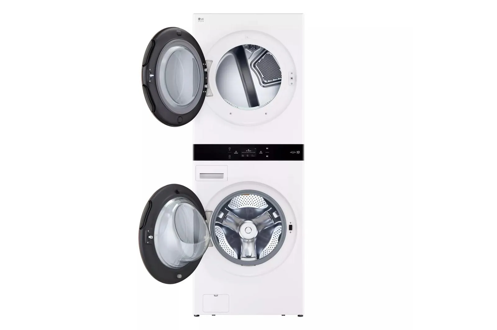 Lg SWWE50W4 Lg Studio Washtower&#8482; Smart Front Load 5.0 Cu. Ft. Washer And 7.4 Cu. Ft. Electric Dryer With Center Control&#8482;