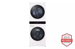 Lg SWWG50W4 Lg Studio Washtower&#8482; Smart Front Load 5.0 Cu. Ft. Washer And 7.4 Cu. Ft. Gas Dryer With Center Control&#8482;