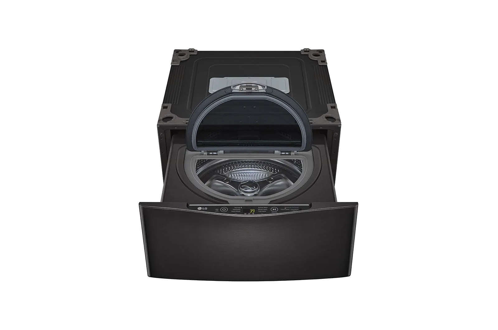 Lg WD200CB 1.0 Cu. Ft. Lg Sidekick&#8482; Pedestal Washer. Lg Twinwash&#8482; Compatible