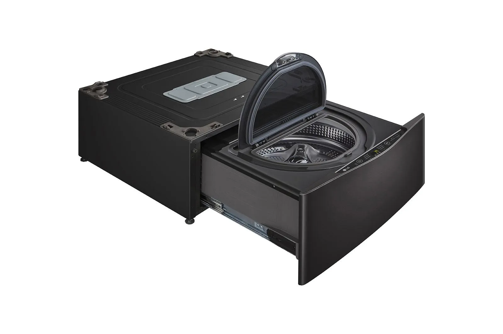 Lg WD200CB 1.0 Cu. Ft. Lg Sidekick&#8482; Pedestal Washer. Lg Twinwash&#8482; Compatible
