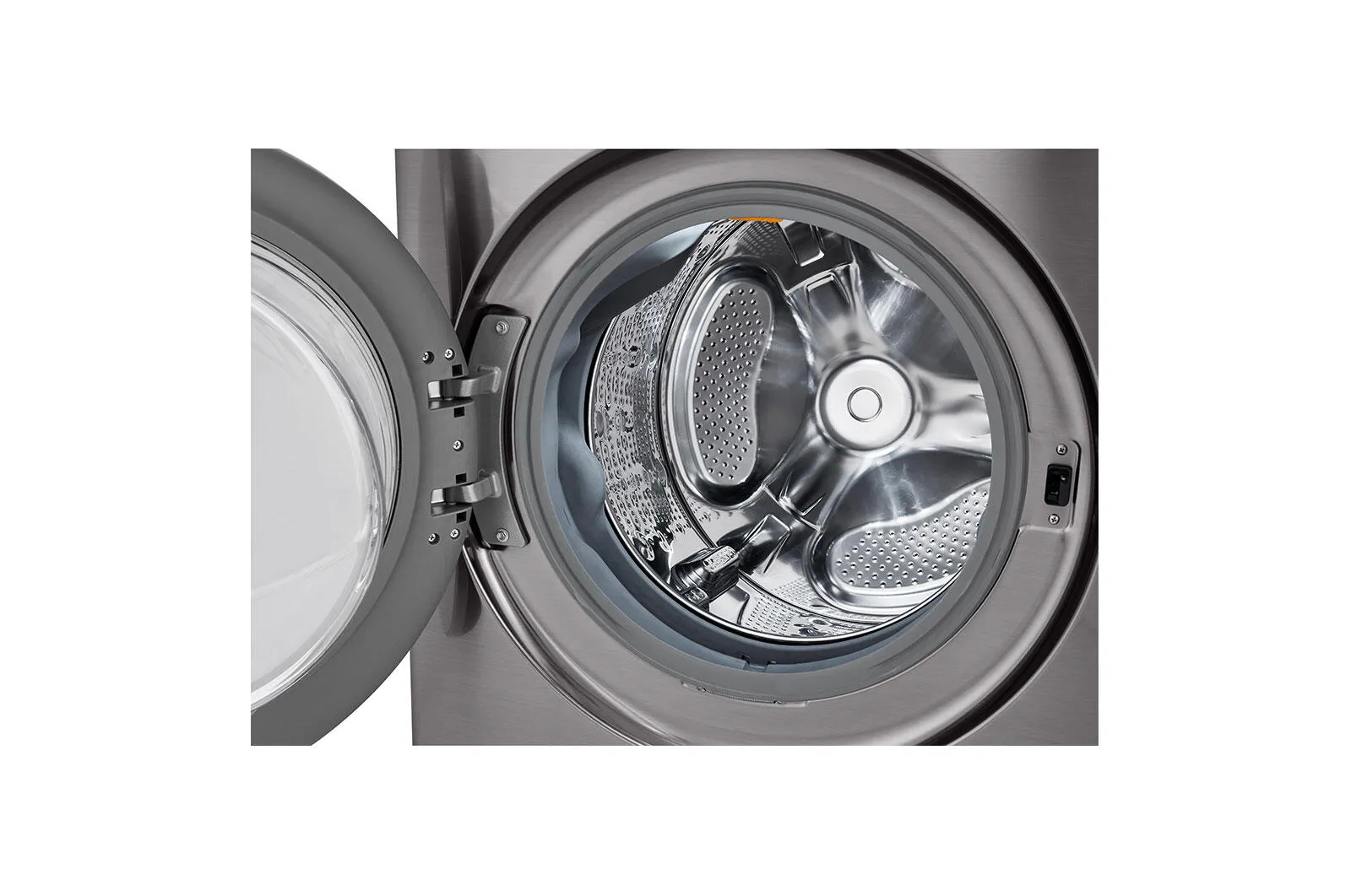 Lg WKE100HVA Single Unit Front Load Lg Washtower&#8482; With Center Control&#8482; 4.5 Cu. Ft. Washer And 7.4 Cu. Ft. Electric Dryer