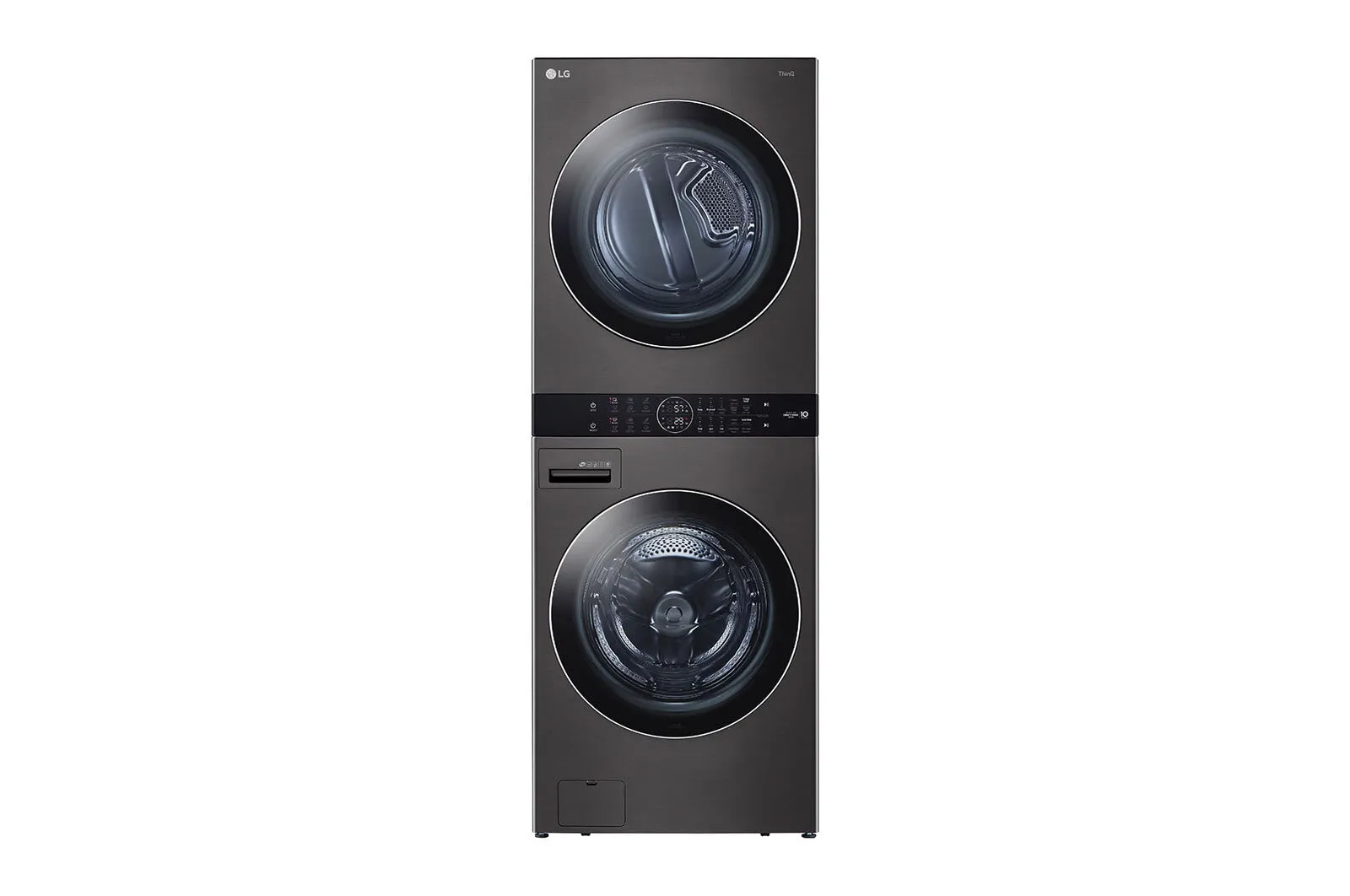 Lg WKEX200HBA Single Unit Front Load Lg Washtower&#8482; With Center Control&#8482; 4.5 Cu. Ft. Washer And 7.4 Cu. Ft. Electric Dryer