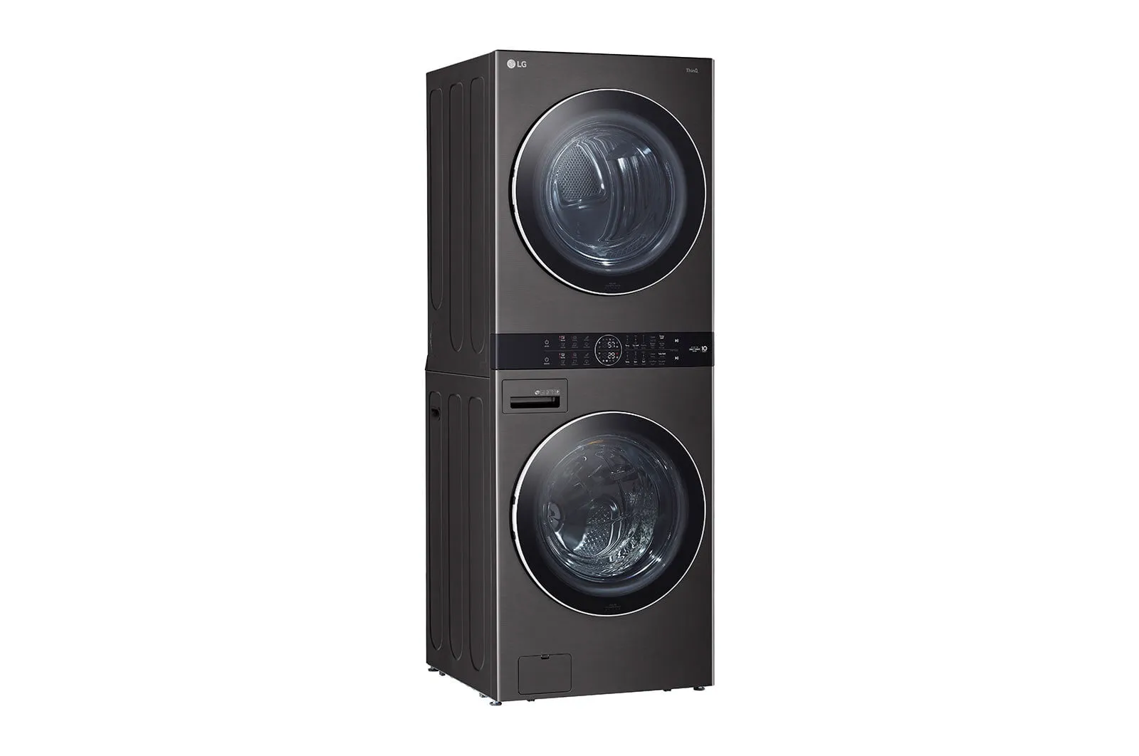 Lg WKEX200HBA Single Unit Front Load Lg Washtower&#8482; With Center Control&#8482; 4.5 Cu. Ft. Washer And 7.4 Cu. Ft. Electric Dryer