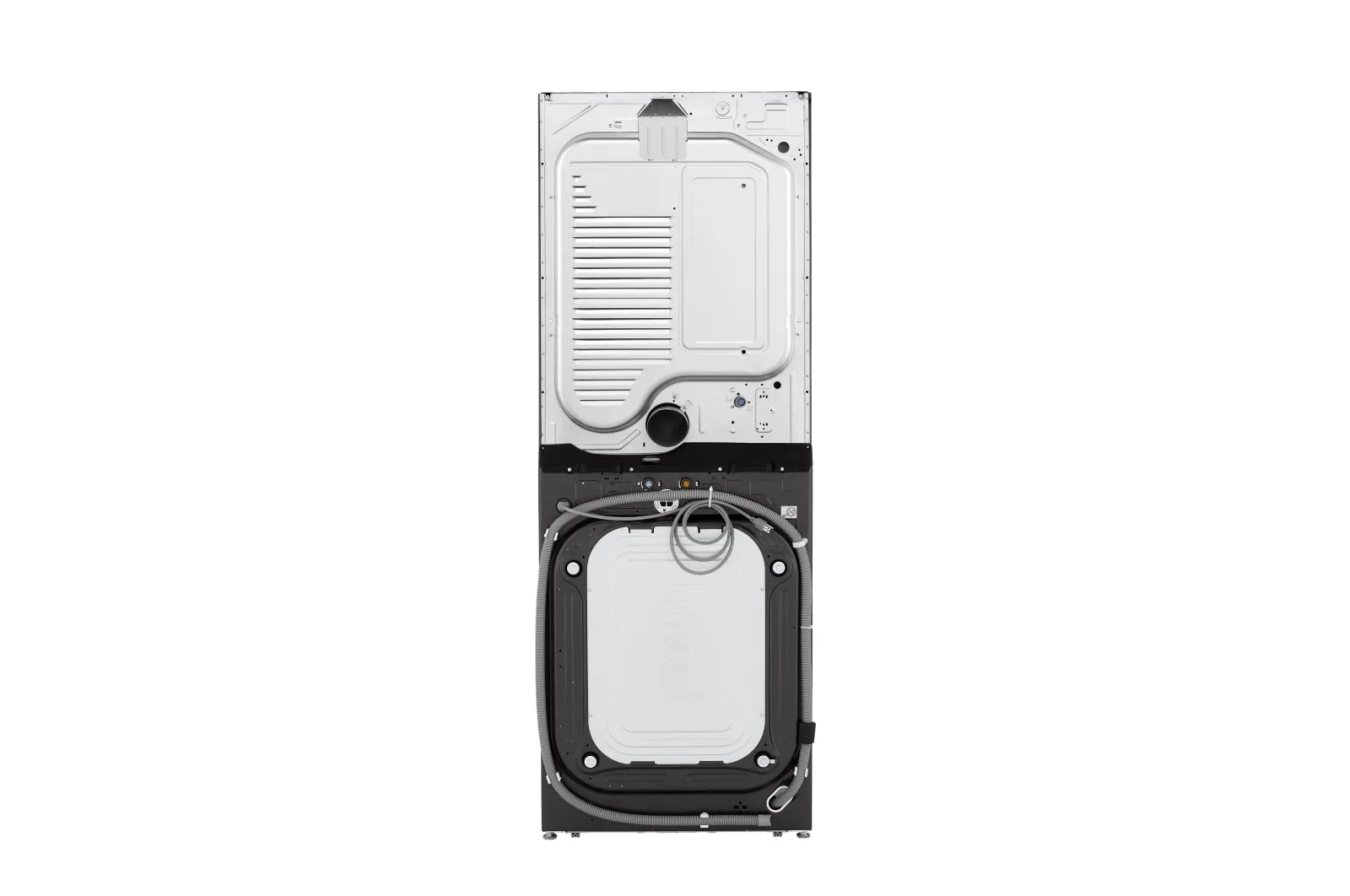 Lg WKEX200HBA Single Unit Front Load Lg Washtower&#8482; With Center Control&#8482; 4.5 Cu. Ft. Washer And 7.4 Cu. Ft. Electric Dryer