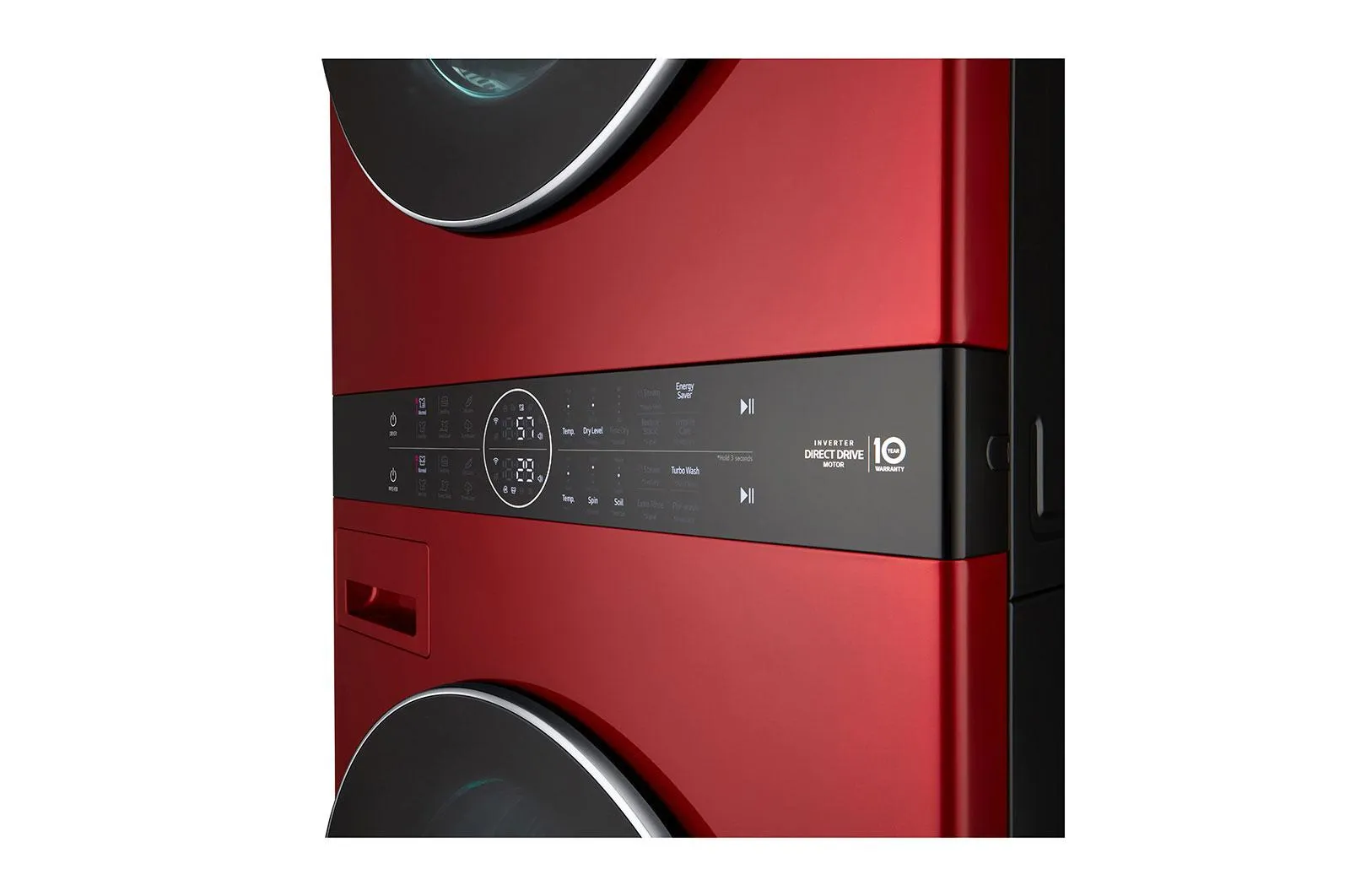 Lg WKEX200HRA Single Unit Front Load Lg Washtower&#8482; With Center Control&#8482; 4.5 Cu. Ft. Washer And 7.4 Cu. Ft. Electric Dryer