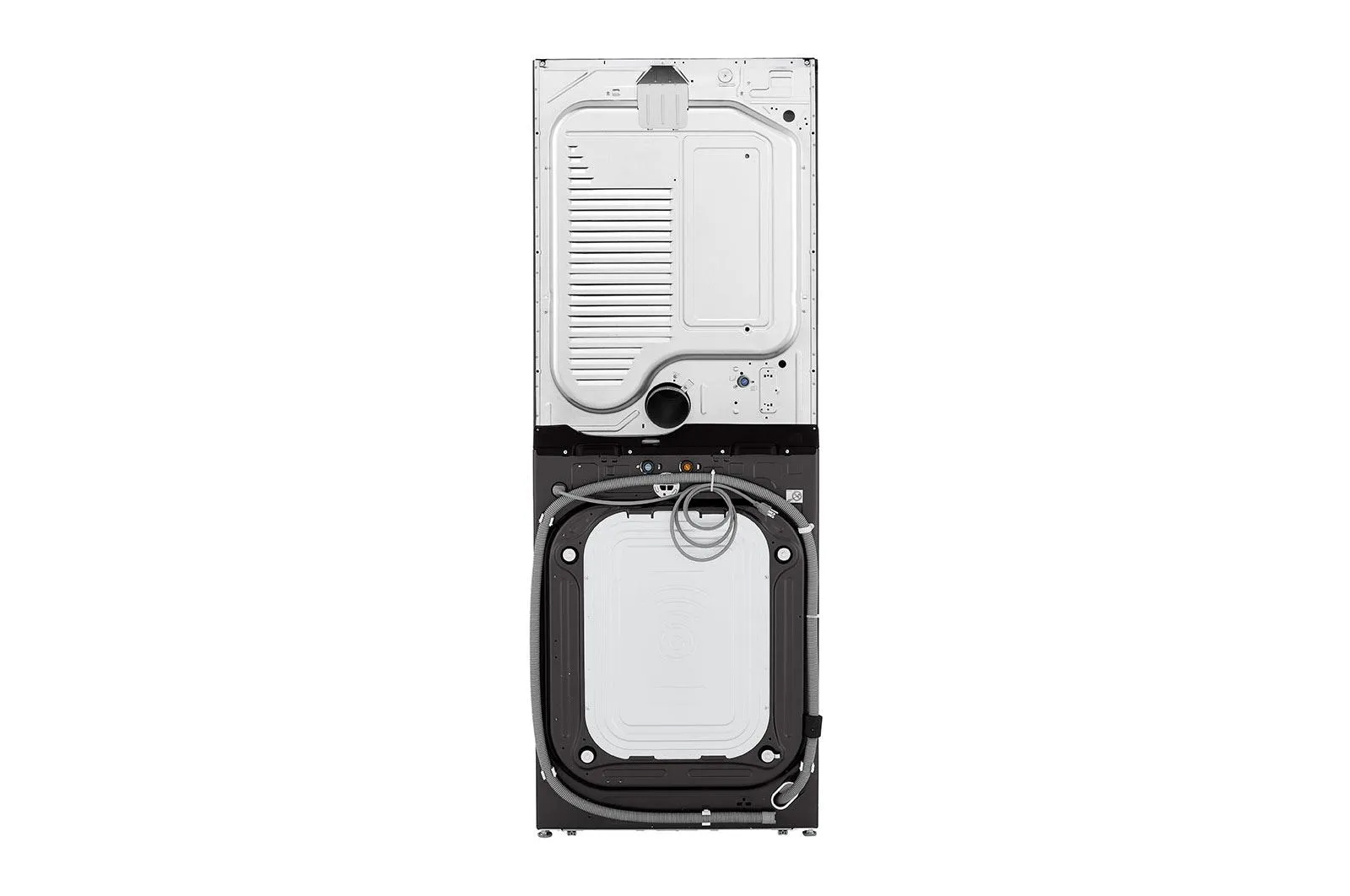 Lg WKEX300HBA Single Unit Front Load Lg Washtower&#8482;W. Center Control 5.0 Cu.Ft. Washer & 7.4 Cu.Ft. Electric Dryer