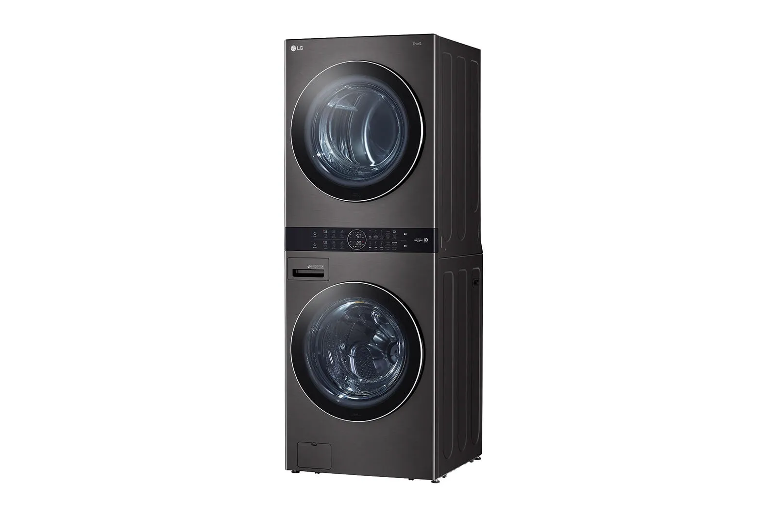 Lg WKGX201HBA Single Unit Front Load Lg Washtower&#8482; With Center Control&#8482; 4.5 Cu. Ft. Washer And 7.4 Cu. Ft. Gas Dryer