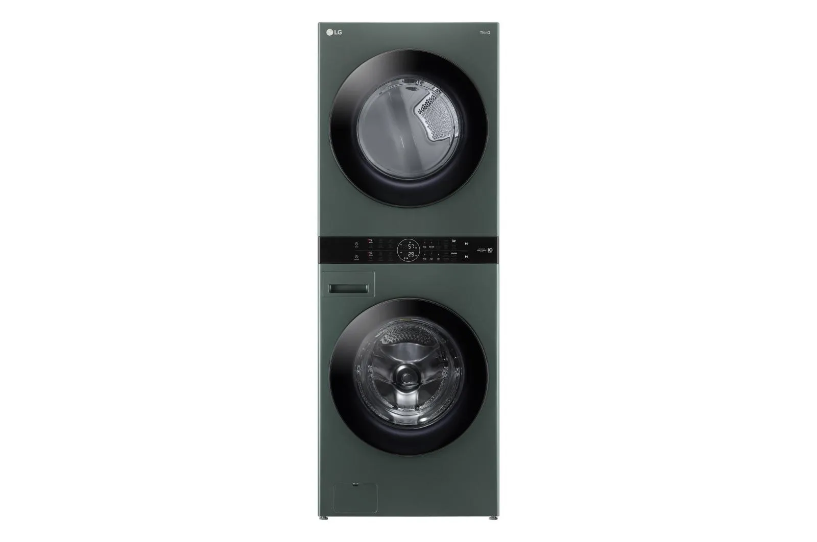 Lg WKGX201HGA Single Unit Front Load Lg Washtower&#8482; With Center Control&#8482; 4.5 Cu. Ft. Washer And 7.4 Cu. Ft. Gas Dryer