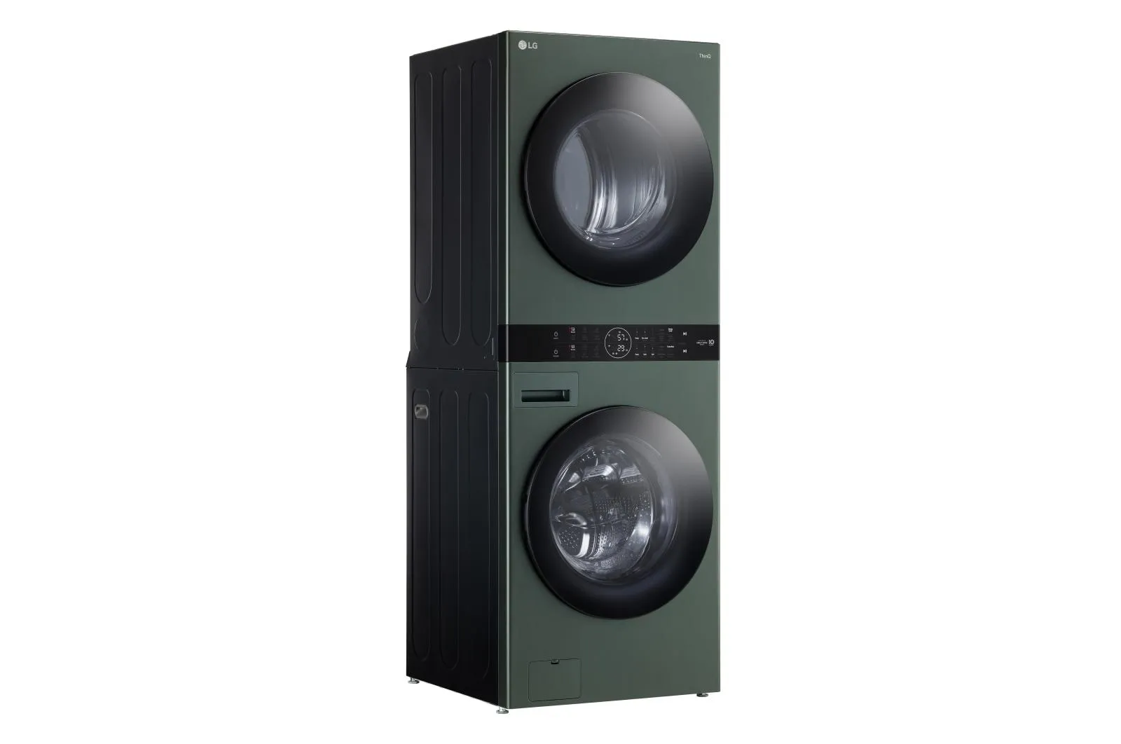 Lg WKGX201HGA Single Unit Front Load Lg Washtower&#8482; With Center Control&#8482; 4.5 Cu. Ft. Washer And 7.4 Cu. Ft. Gas Dryer