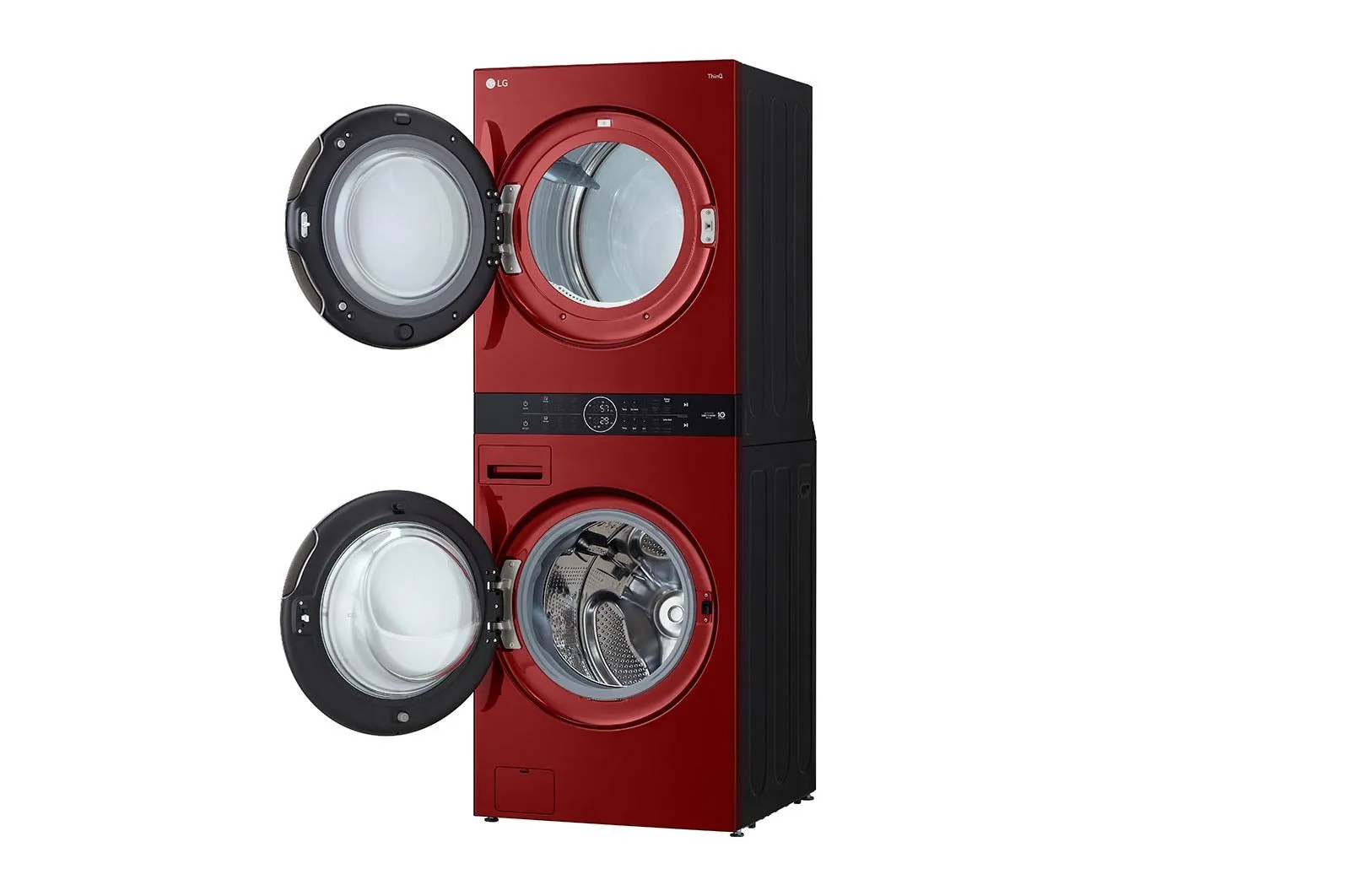 Lg WKGX201HRA Single Unit Front Load Lg Washtower&#8482; With Center Control&#8482; 4.5 Cu. Ft. Washer And 7.4 Cu. Ft. Gas Dryer