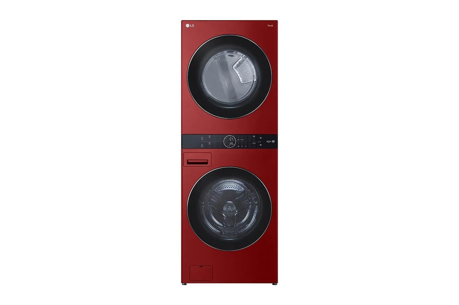 Lg WKGX201HRA Single Unit Front Load Lg Washtower&#8482; With Center Control&#8482; 4.5 Cu. Ft. Washer And 7.4 Cu. Ft. Gas Dryer