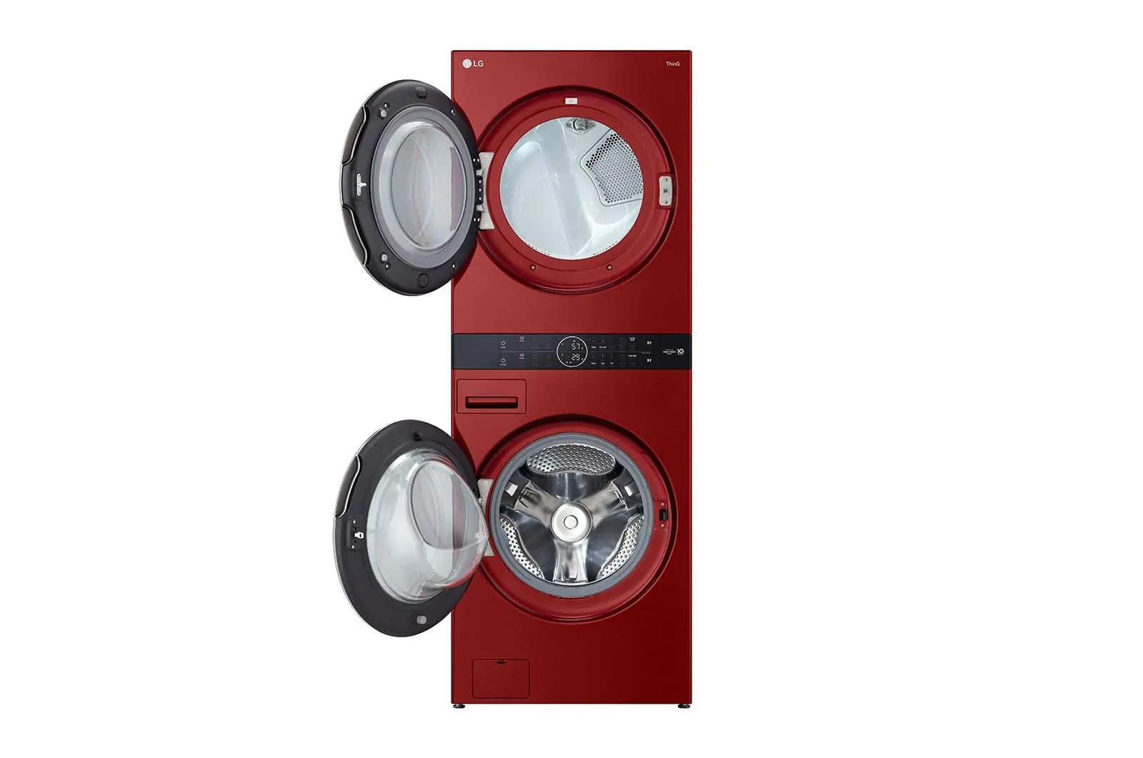 Lg WKGX201HRA Single Unit Front Load Lg Washtower&#8482; With Center Control&#8482; 4.5 Cu. Ft. Washer And 7.4 Cu. Ft. Gas Dryer