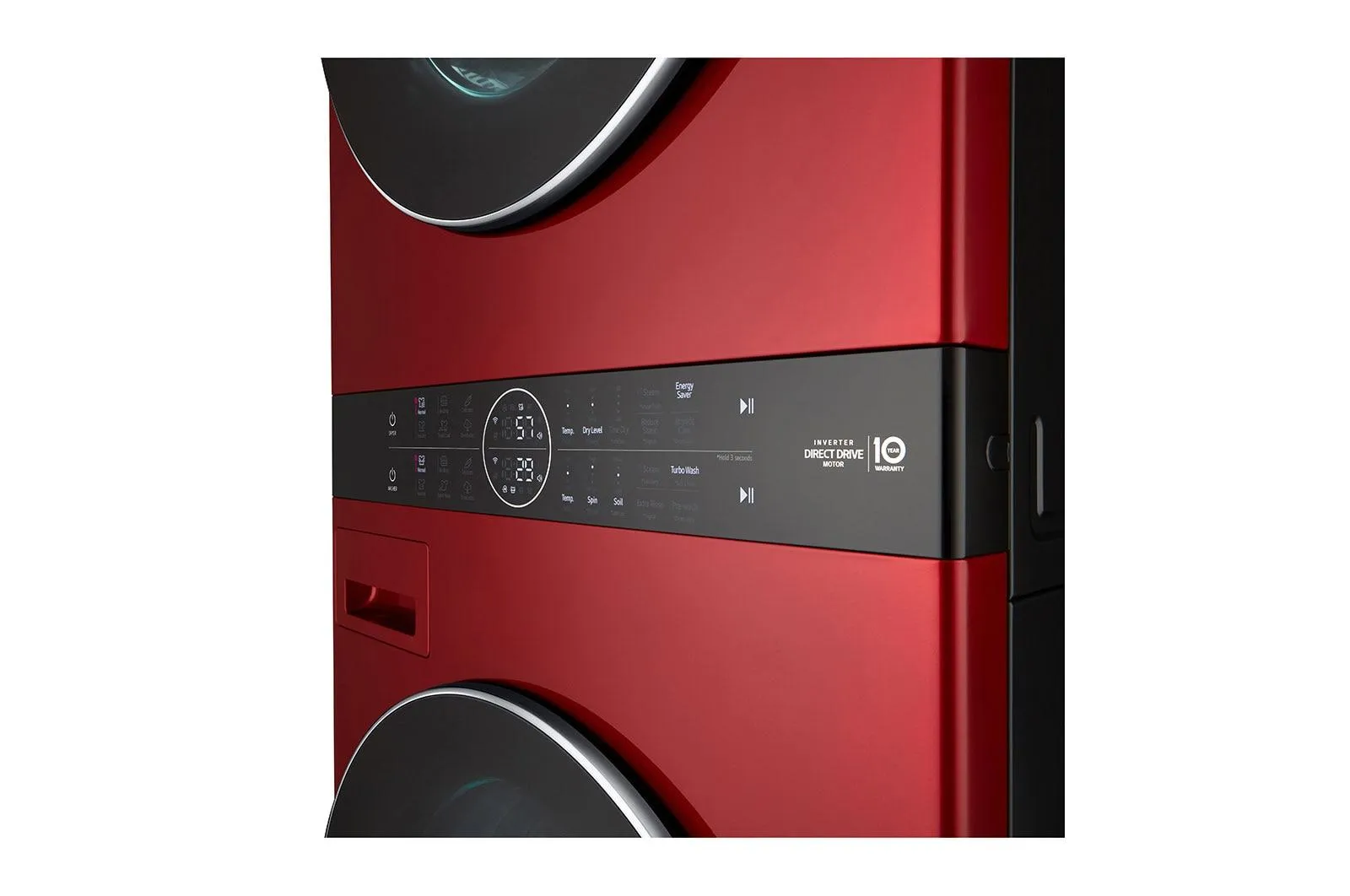 Lg WKGX201HRA Single Unit Front Load Lg Washtower&#8482; With Center Control&#8482; 4.5 Cu. Ft. Washer And 7.4 Cu. Ft. Gas Dryer