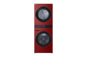 Lg WKGX201HRA Single Unit Front Load Lg Washtower&#8482; With Center Control&#8482; 4.5 Cu. Ft. Washer And 7.4 Cu. Ft. Gas Dryer