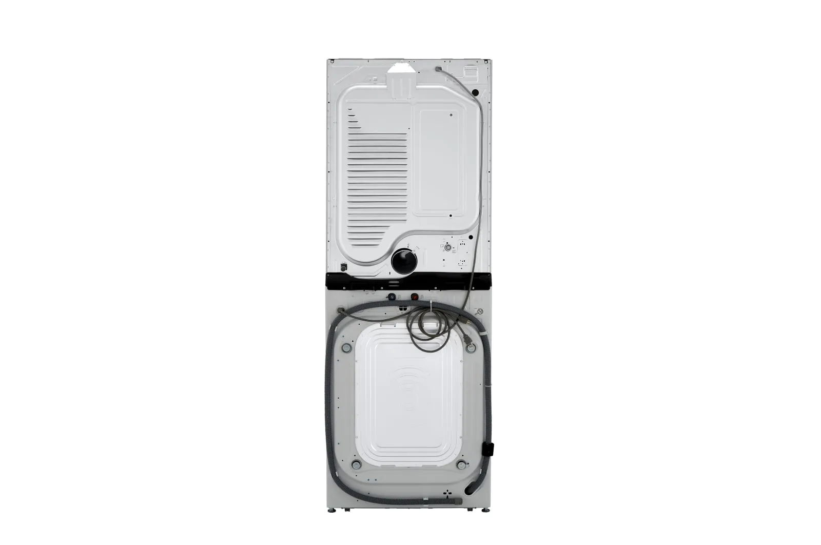 Lg WKGX201HWA Single Unit Front Load Lg Washtower&#8482; With Center Control&#8482; 4.5 Cu. Ft. Washer And 7.4 Cu. Ft. Gas Dryer
