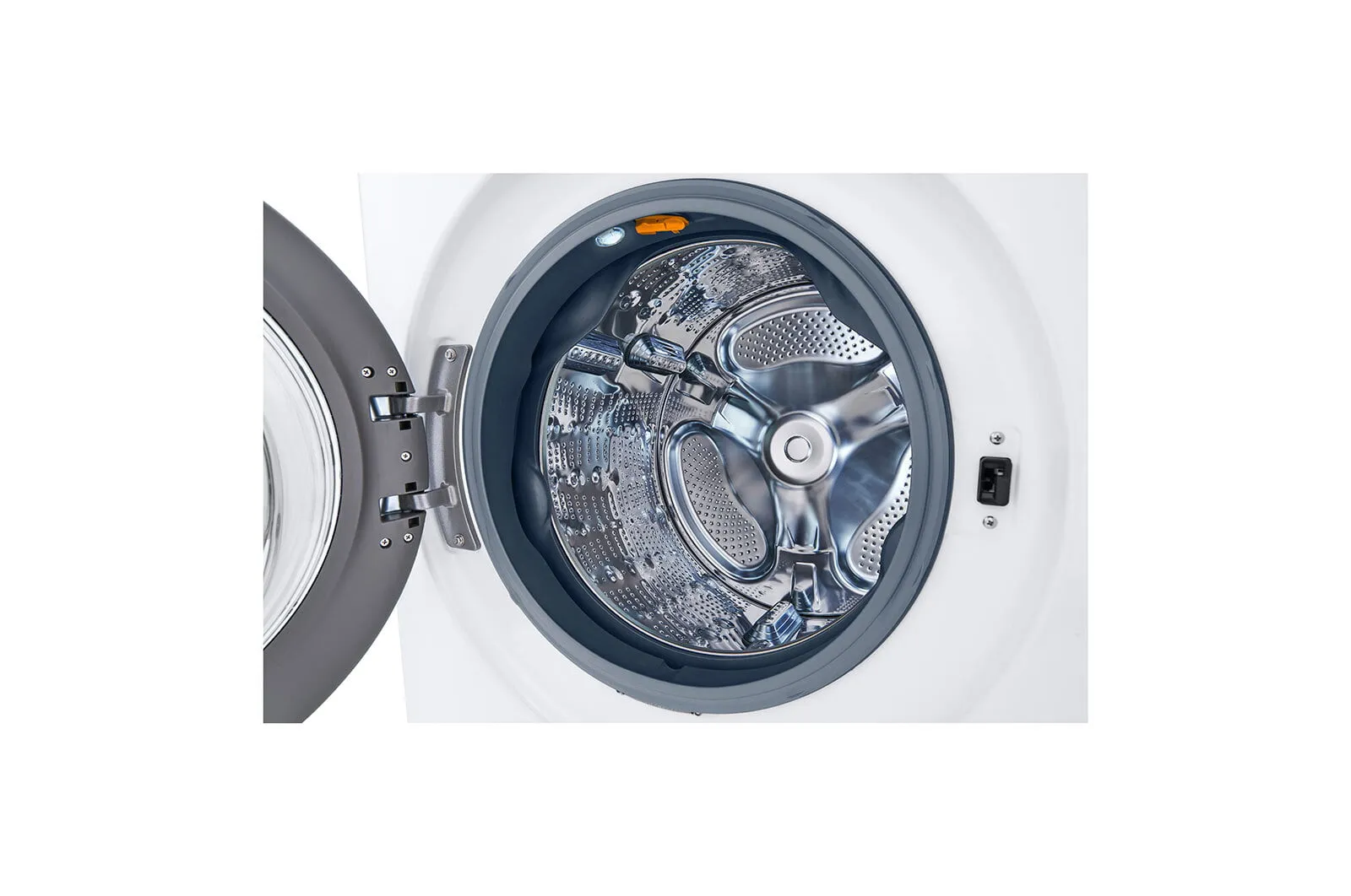 Lg WKGX201HWA Single Unit Front Load Lg Washtower&#8482; With Center Control&#8482; 4.5 Cu. Ft. Washer And 7.4 Cu. Ft. Gas Dryer