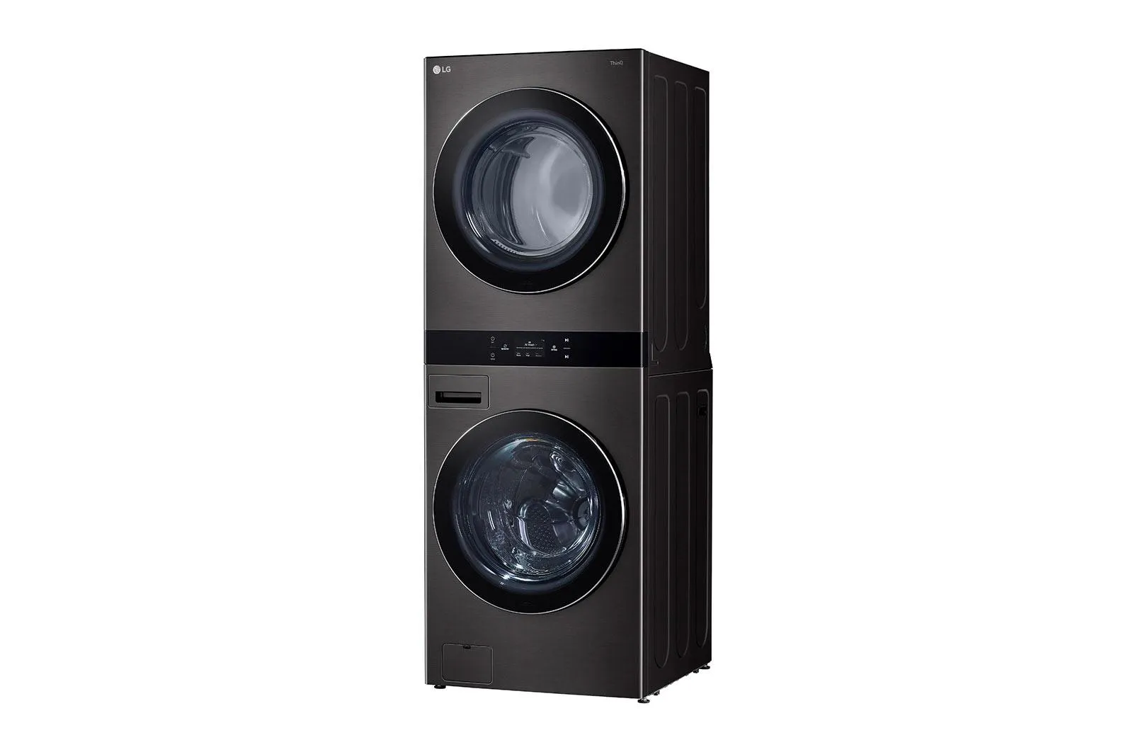 Lg WKGX301HBA Single Unit Front Load Lg Washtower&#8482; With Center Control 5.0 Cu.Ft. Washer & 7.4 Cu.Ft. Gas Dryer