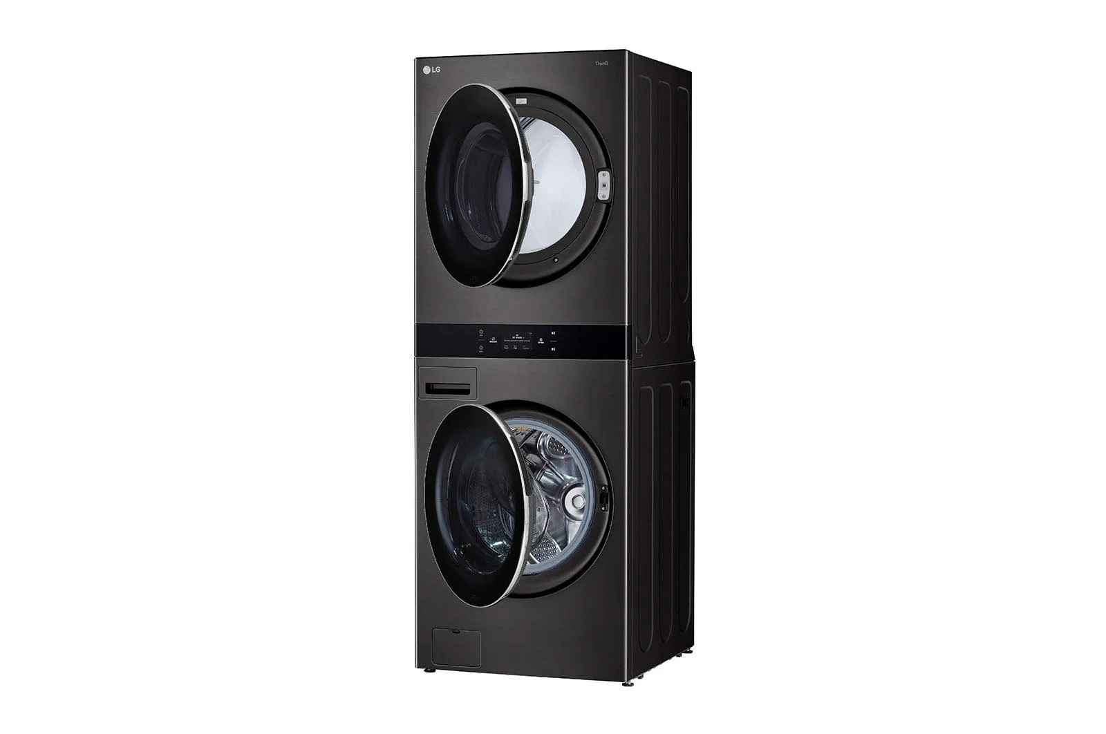 Lg WKGX301HBA Single Unit Front Load Lg Washtower&#8482; With Center Control 5.0 Cu.Ft. Washer & 7.4 Cu.Ft. Gas Dryer