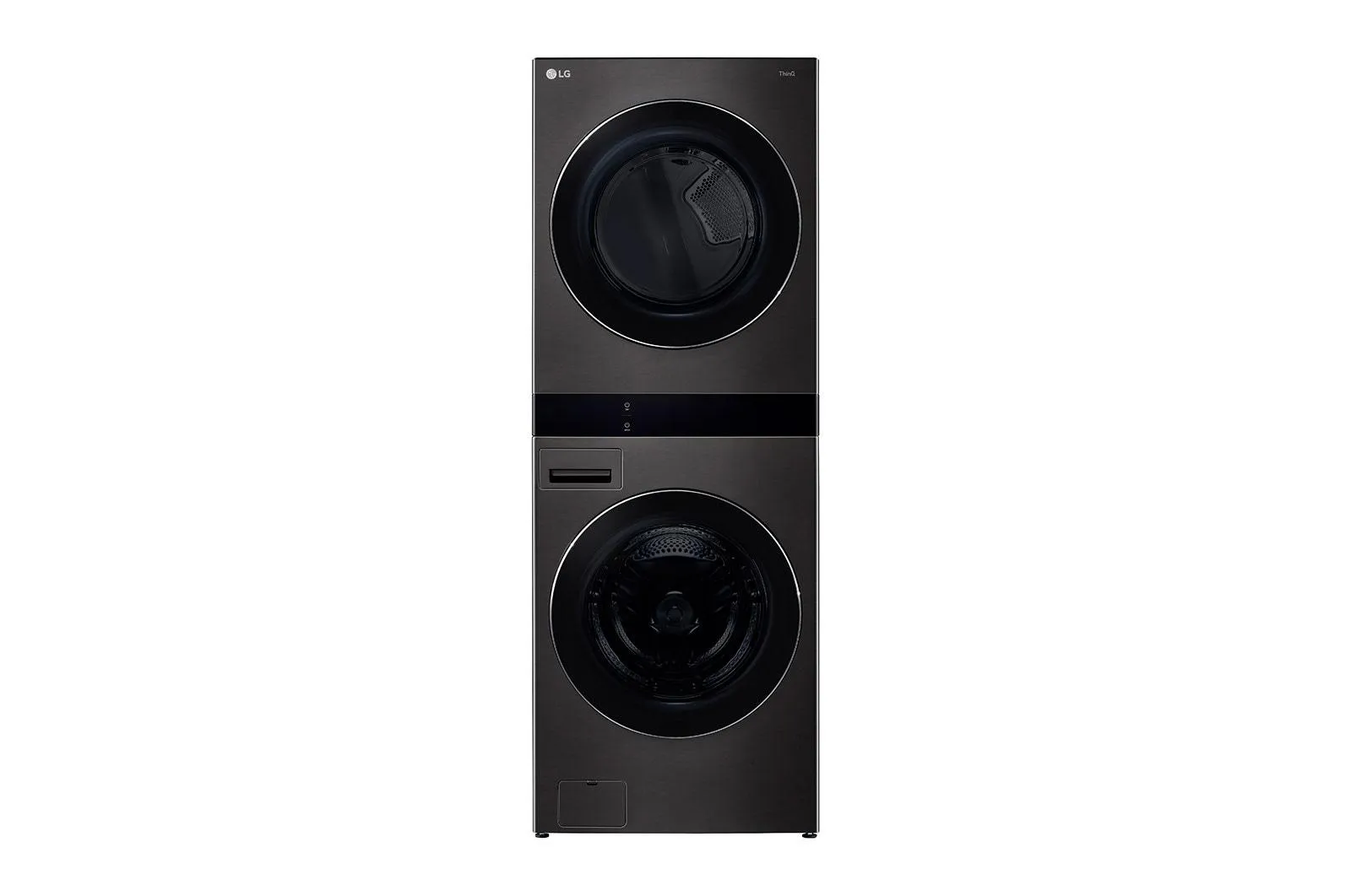 Lg WKGX301HBA Single Unit Front Load Lg Washtower&#8482; With Center Control 5.0 Cu.Ft. Washer & 7.4 Cu.Ft. Gas Dryer