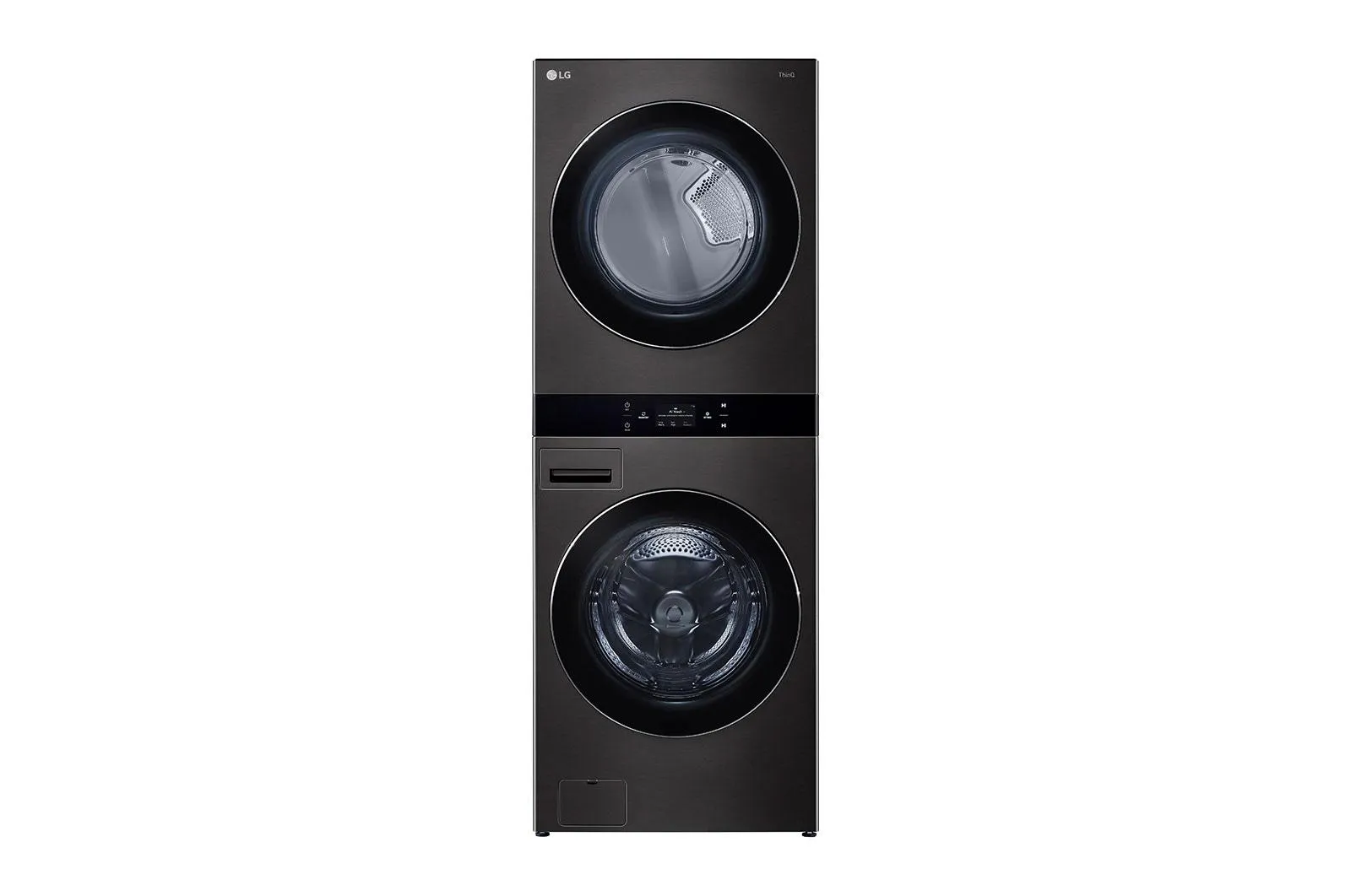 Lg WKGX301HBA Single Unit Front Load Lg Washtower&#8482; With Center Control 5.0 Cu.Ft. Washer & 7.4 Cu.Ft. Gas Dryer