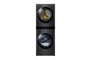 Lg WKGX301HBA Single Unit Front Load Lg Washtower&#8482; With Center Control 5.0 Cu.Ft. Washer & 7.4 Cu.Ft. Gas Dryer