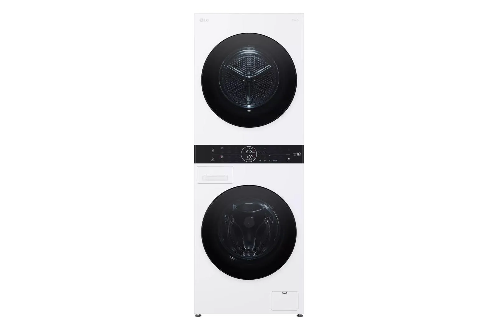 Lg WKHC152HWA Compact Single Unit Lg Washtower&#8482; With Center Control&#8482; 2.4 Cu.Ft. Front Load Washer And 4.2 Cu.Ft. Electric Ventless Heatpump&#8482; Dryer