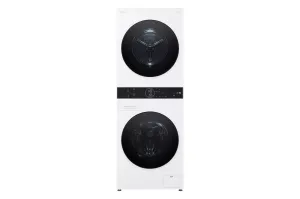 Lg WKHC152HWA Compact Single Unit Lg Washtower&#8482; With Center Control&#8482; 2.4 Cu.Ft. Front Load Washer And 4.2 Cu.Ft. Electric Ventless Heatpump&#8482; Dryer