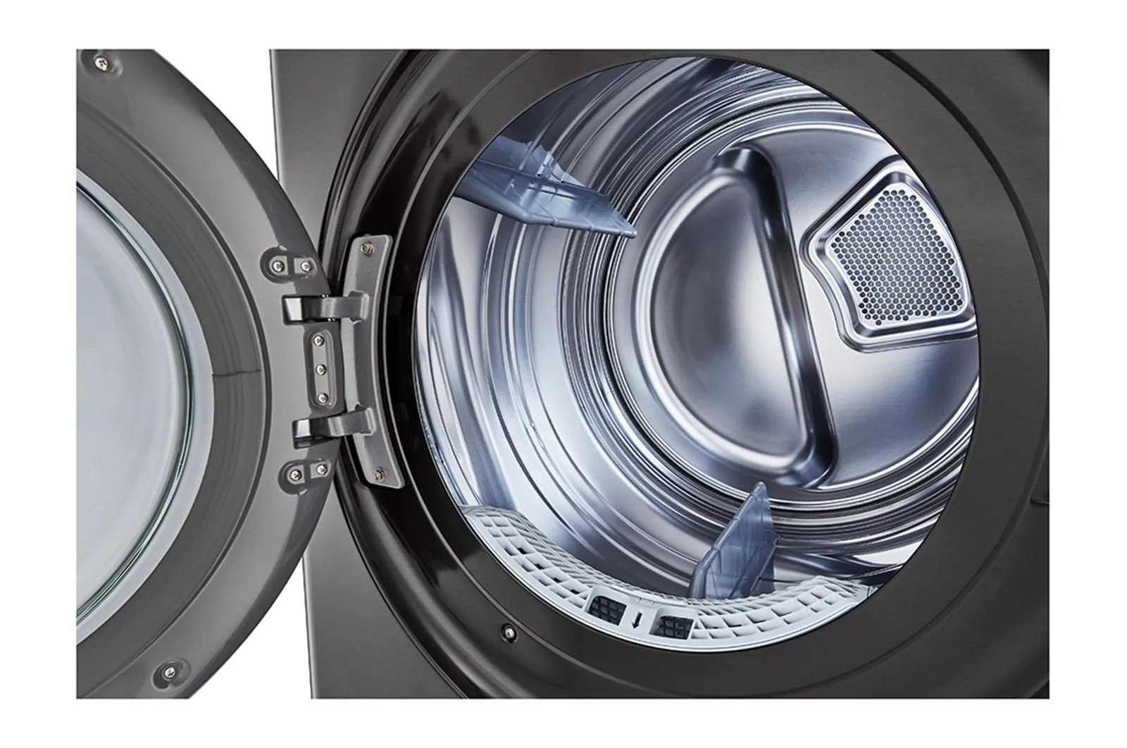 Lg WKHC202HBA Single Unit Lg Washtower&#8482; With Center Control&#8482; 4.5 Cu. Ft. Front Load Washer And 7.2 Cu. Ft. Front Load Ventless Dryer
