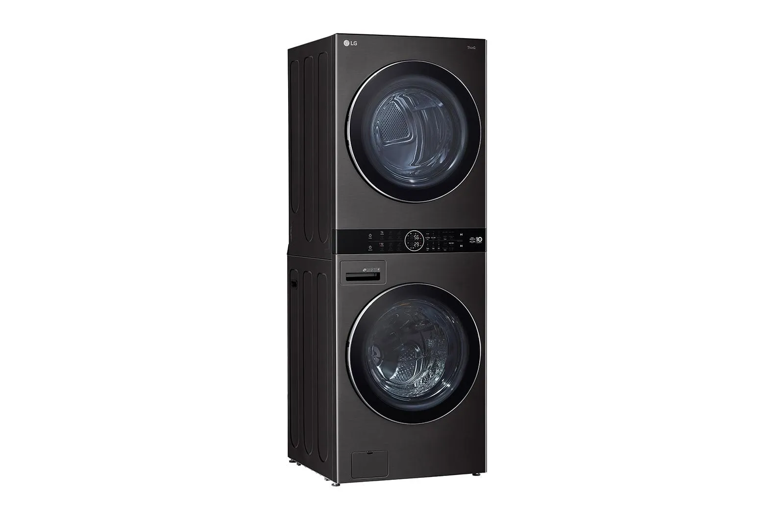 Lg WKHC202HBA Single Unit Lg Washtower&#8482; With Center Control&#8482; 4.5 Cu. Ft. Front Load Washer And 7.2 Cu. Ft. Front Load Ventless Dryer