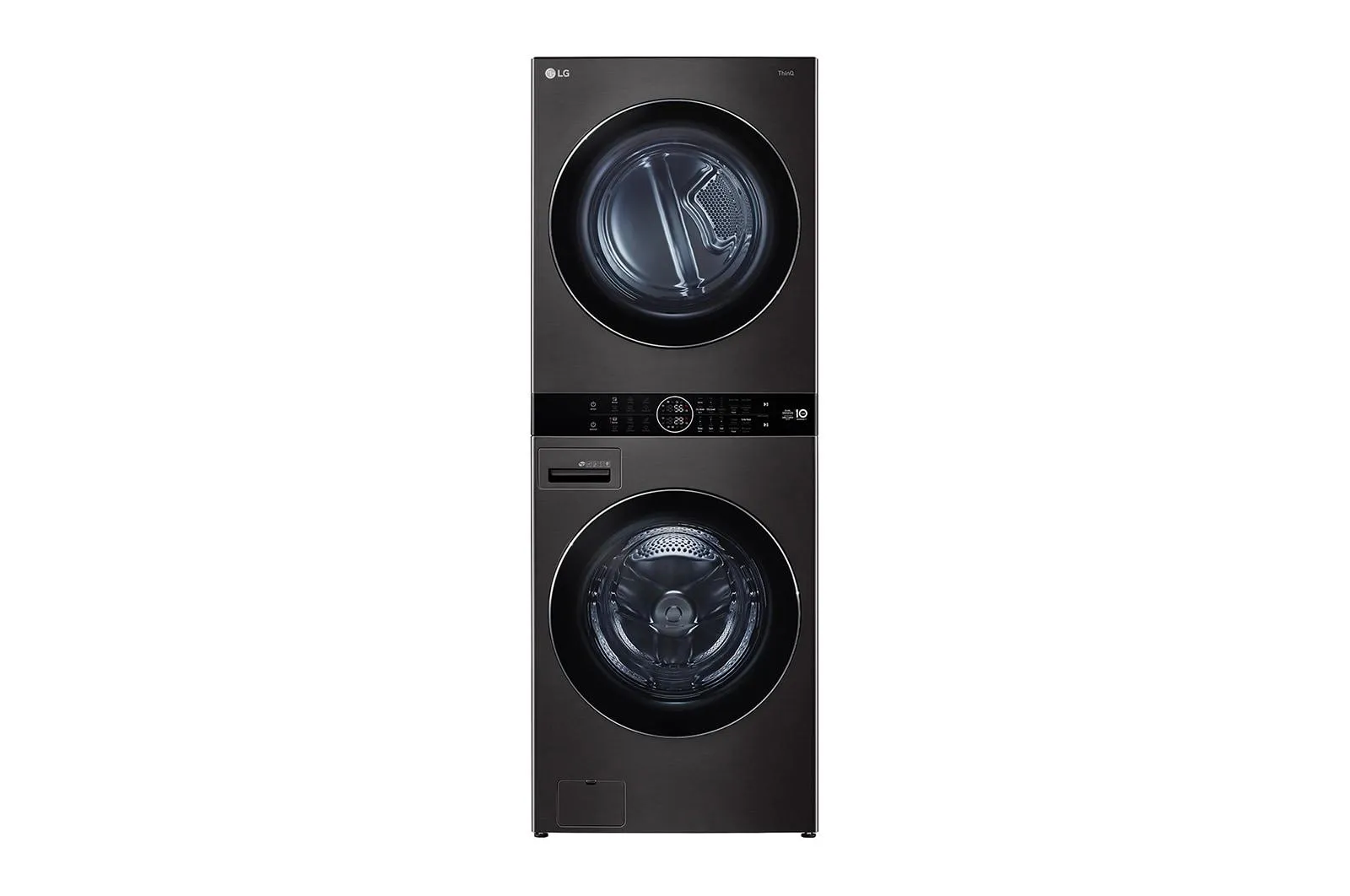 Lg WKHC202HBA Single Unit Lg Washtower&#8482; With Center Control&#8482; 4.5 Cu. Ft. Front Load Washer And 7.2 Cu. Ft. Front Load Ventless Dryer