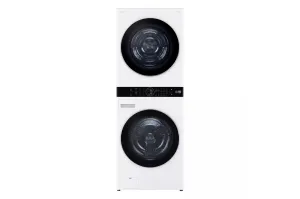 Lg WKHC252HWA Single Unit Lg Washtower&#8482; With Center Control&#8482; 5.0 Cu. Ft. Front Load Washer And 7.8 Cu. Ft. Electric Ventless Heat Pump Dryer