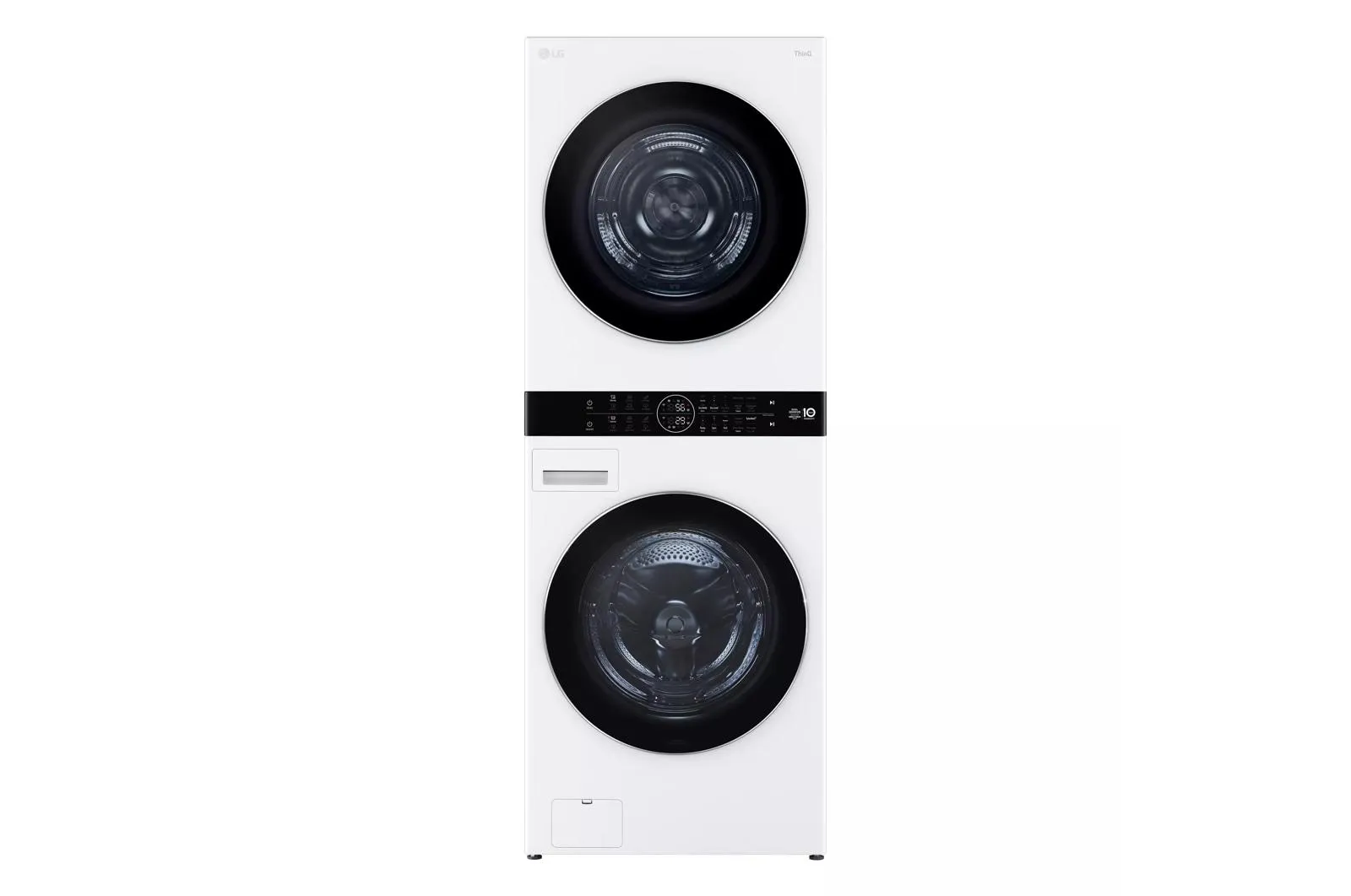 Lg WKHC252HWA Single Unit Lg Washtower&#8482; With Center Control&#8482; 5.0 Cu. Ft. Front Load Washer And 7.8 Cu. Ft. Electric Ventless Heat Pump Dryer
