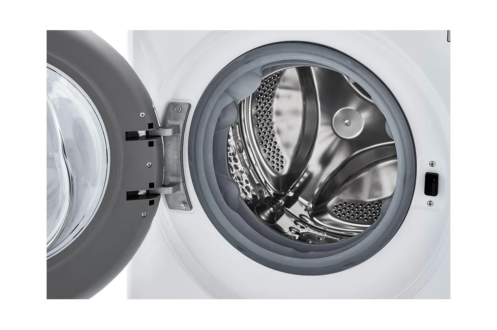 Lg WM3555HWA 2.4 Cu.Ft. Smart Wi-Fi Enabled Compact Front Load All-In-One Electric Washer/Dryer Combo With Built-In Intelligence