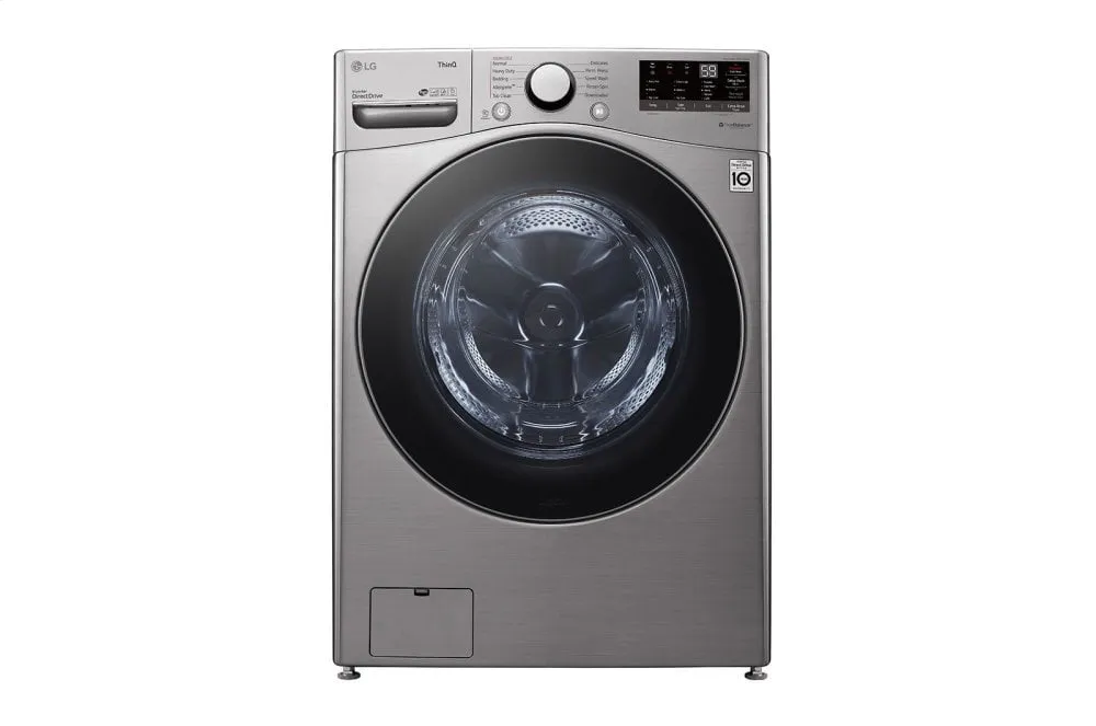 Lg WM3600HVA 4.5 Cu. Ft. Ultra Large Capacity Smart Wi-Fi Enabled Front Load Washer With Built-In Intelligence & Steam Technology