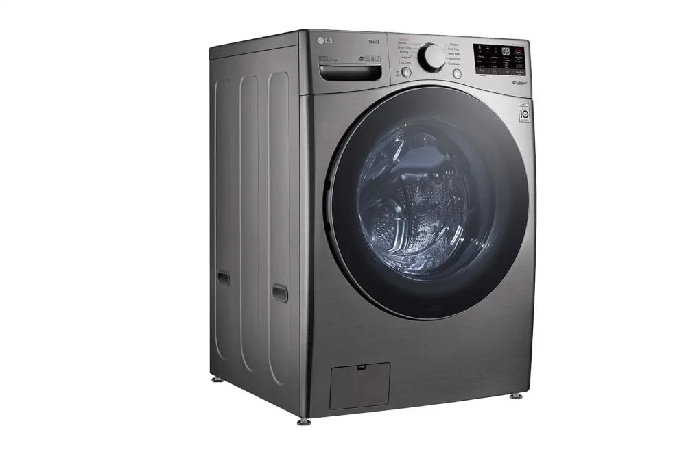 Lg WM3600HVA 4.5 Cu. Ft. Ultra Large Capacity Smart Wi-Fi Enabled Front Load Washer With Built-In Intelligence & Steam Technology