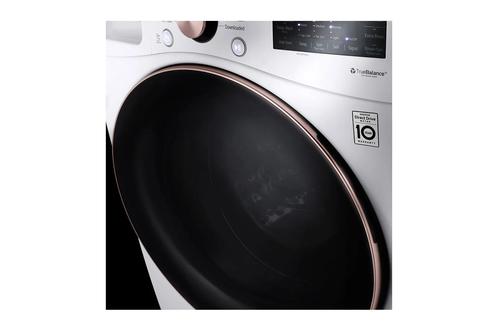 Lg WM4000HWA 4.5 Cu. Ft. Ultra Large Capacity Smart Wi-Fi Enabled Front Load Washer With Turbowash&#8482; 360(Degree) And Built-In Intelligence