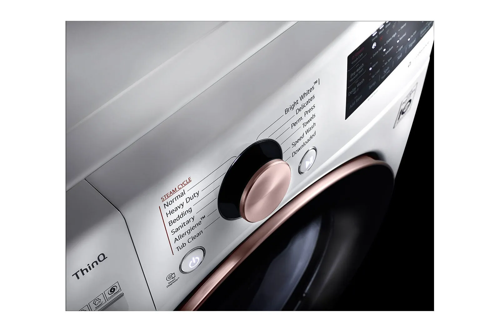 Lg WM4000HWA 4.5 Cu. Ft. Ultra Large Capacity Smart Wi-Fi Enabled Front Load Washer With Turbowash&#8482; 360(Degree) And Built-In Intelligence