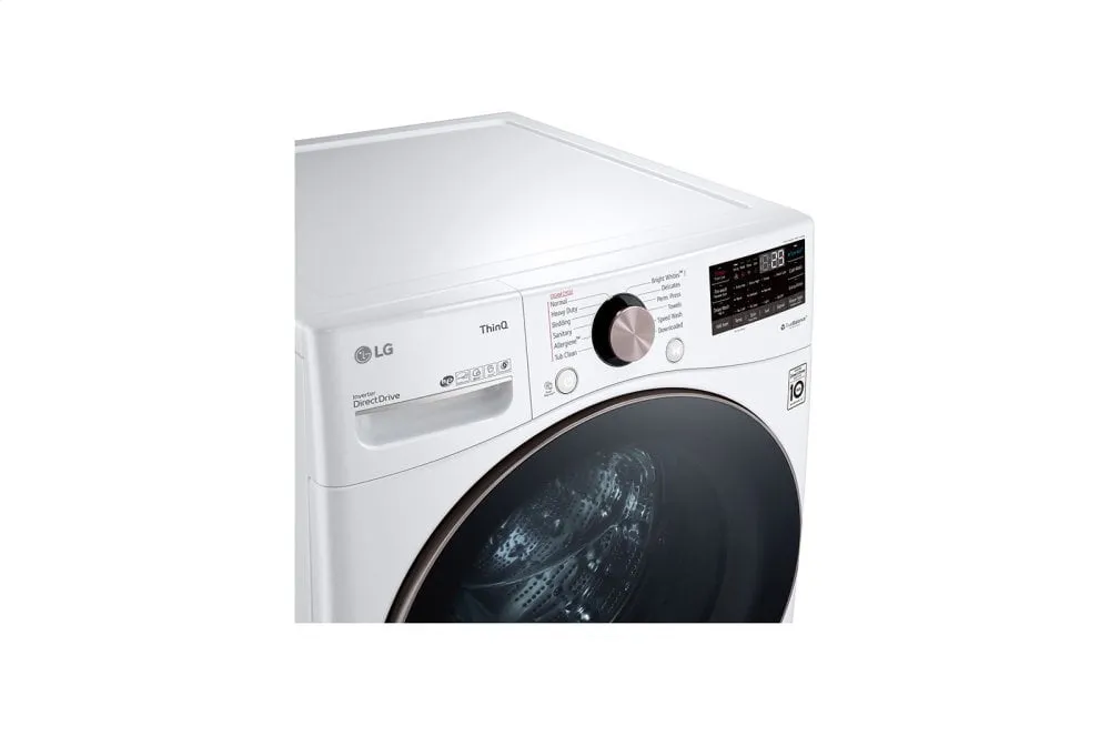 Lg WM4000HWA 4.5 Cu. Ft. Ultra Large Capacity Smart Wi-Fi Enabled Front Load Washer With Turbowash&#8482; 360(Degree) And Built-In Intelligence