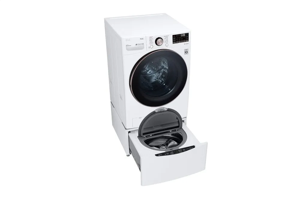 Lg WM4000HWA 4.5 Cu. Ft. Ultra Large Capacity Smart Wi-Fi Enabled Front Load Washer With Turbowash&#8482; 360(Degree) And Built-In Intelligence