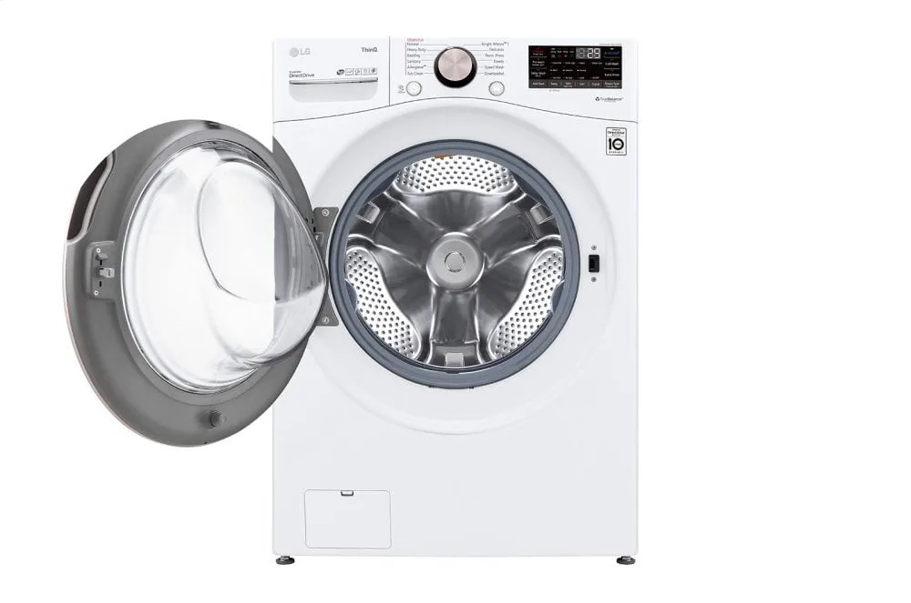 Lg WM4000HWA 4.5 Cu. Ft. Ultra Large Capacity Smart Wi-Fi Enabled Front Load Washer With Turbowash&#8482; 360(Degree) And Built-In Intelligence