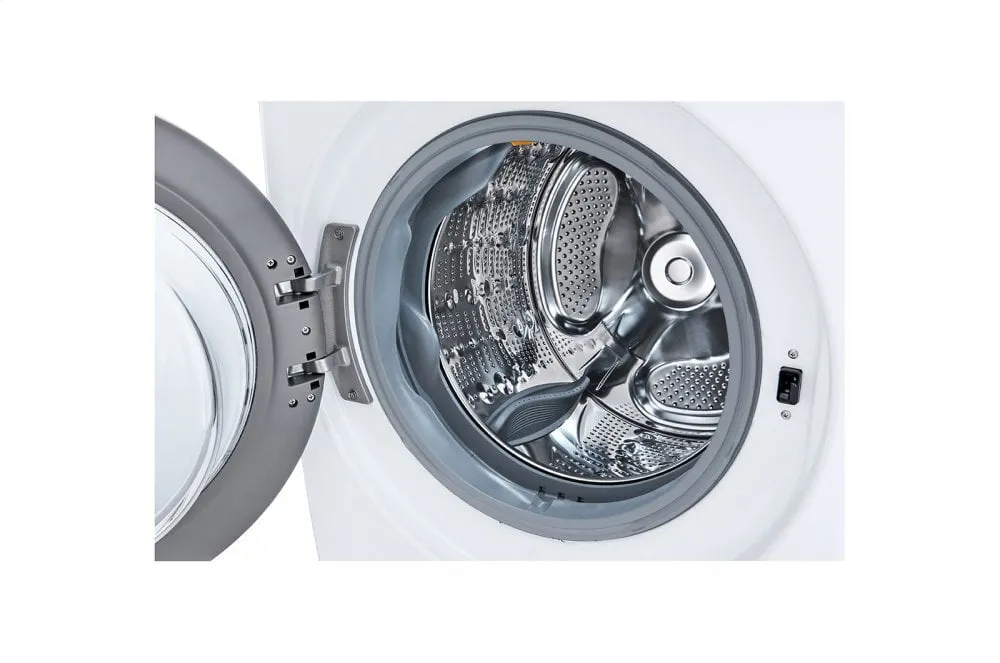 Lg WM4000HWA 4.5 Cu. Ft. Ultra Large Capacity Smart Wi-Fi Enabled Front Load Washer With Turbowash&#8482; 360(Degree) And Built-In Intelligence