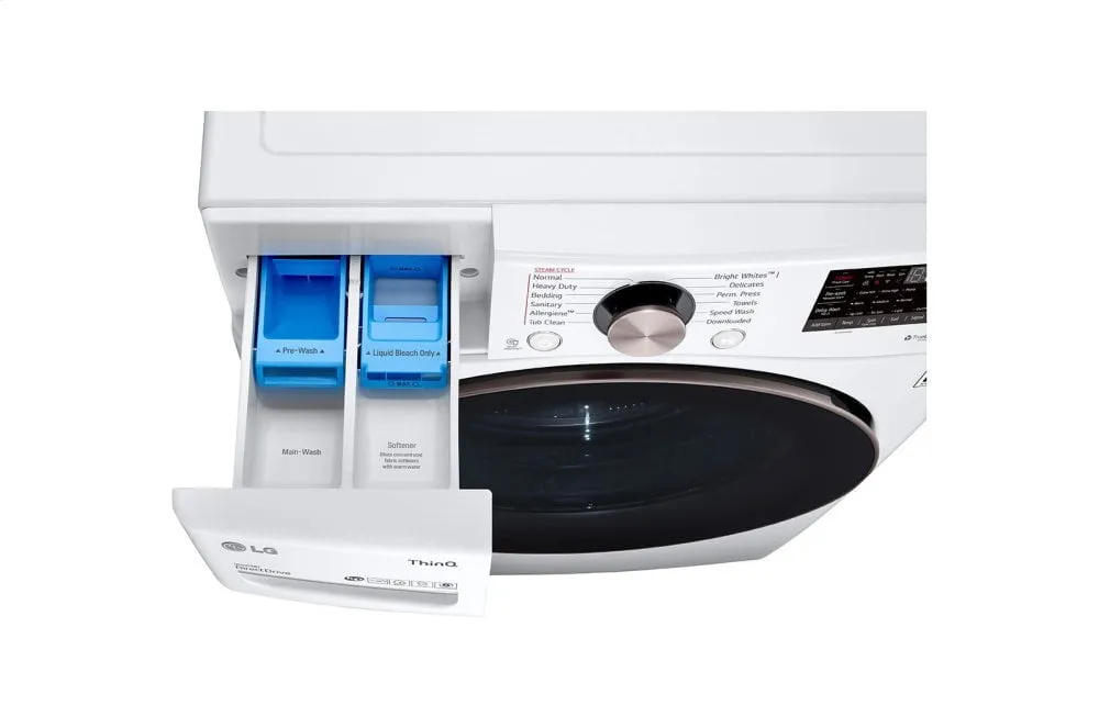 Lg WM4000HWA 4.5 Cu. Ft. Ultra Large Capacity Smart Wi-Fi Enabled Front Load Washer With Turbowash&#8482; 360(Degree) And Built-In Intelligence