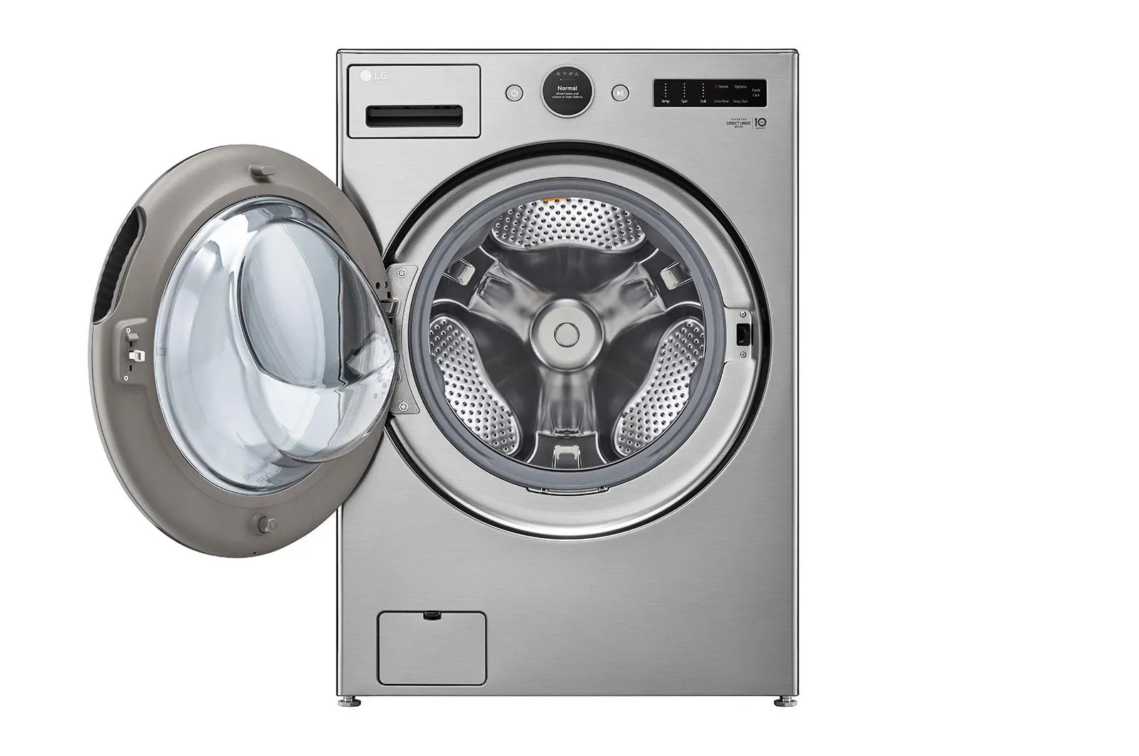 Lg WM5500HVA 4.5 Cu. Ft. Capacity Smart Front Load Energy Star Washer With Turbowash 360(Degree) And Ai Dd Built-In Intelligence