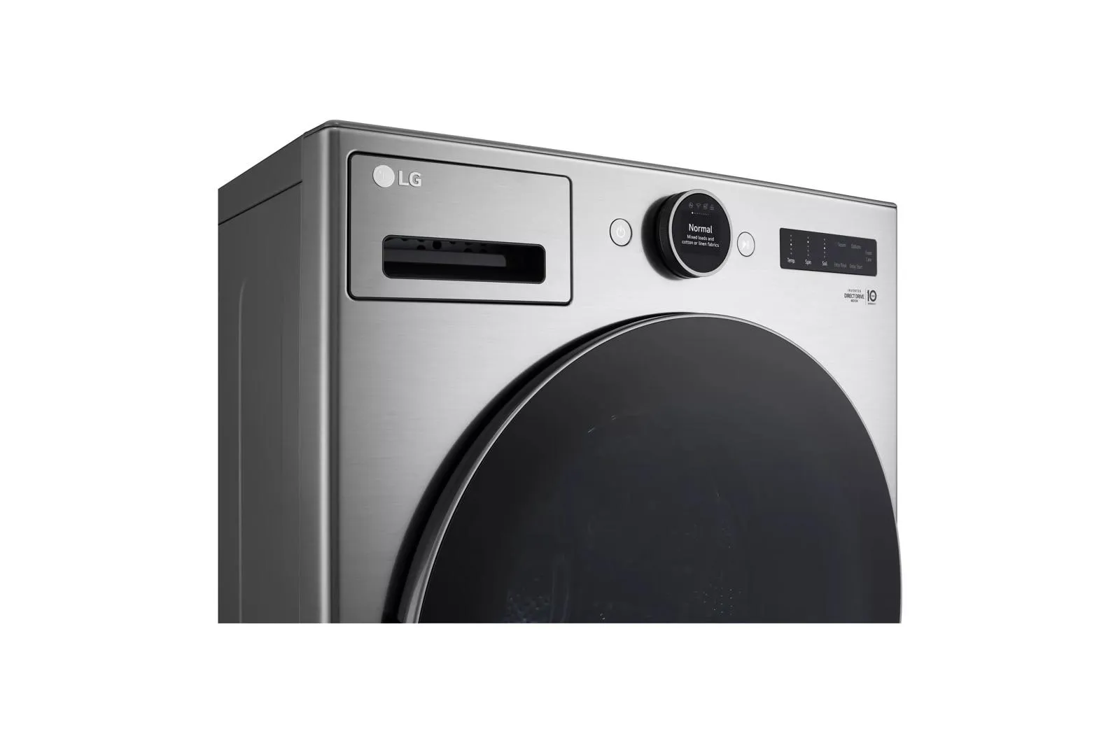 Lg WM5700HVA 4.5 Cu.Ft. Smart Front Load Washer With Turbowash 360(Degree). Built-In Intelligence And Ezdispense