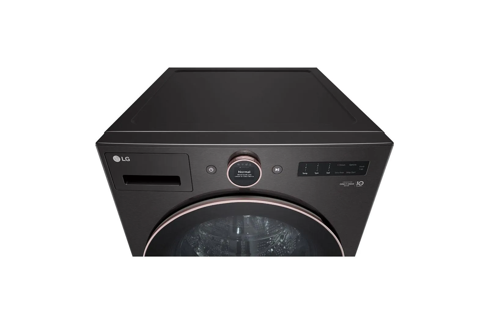 Lg WM6500HBA 5.0 Cu. Ft. Mega Capacity Smart Front Load Energy Star Washer With Turbowash 360(Degree) And Ai Dd Built-In Intelligence